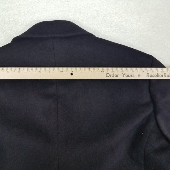 NEW Jack Victor Elements Men's L Kai Double Breasted Coat in Dark Burgundy Wool - Picture 12 of 15